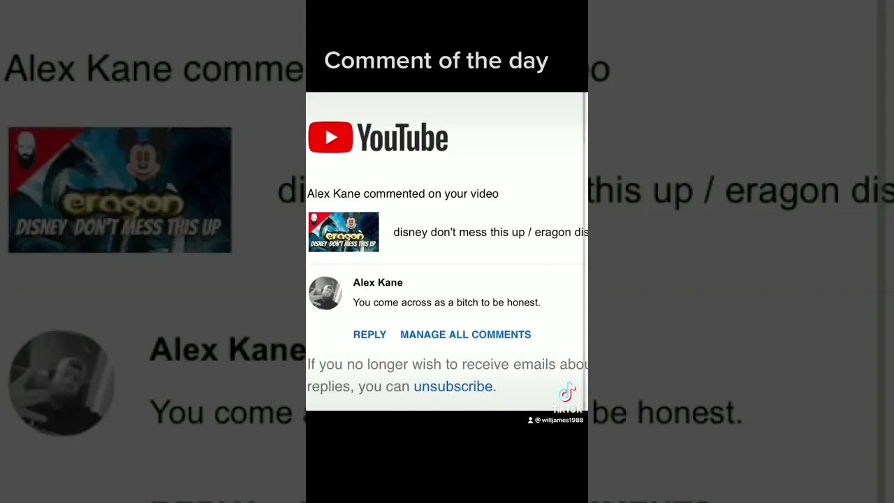 Comment of the day #short