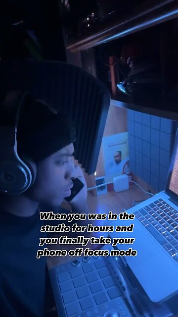 When you was in the studio for hours