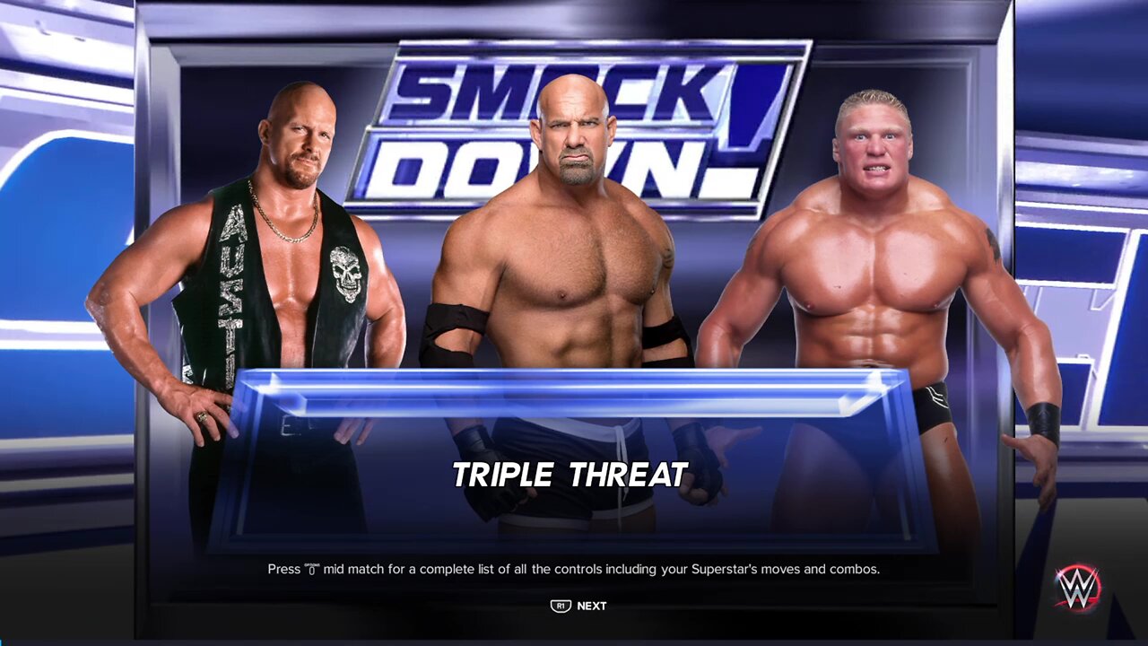 Goldberg vs. Stone Cold vs. Brock Lesnar