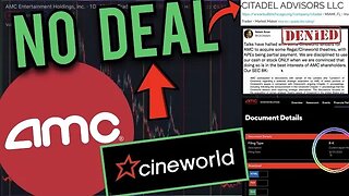 CINEWORLD REJECTS AMC