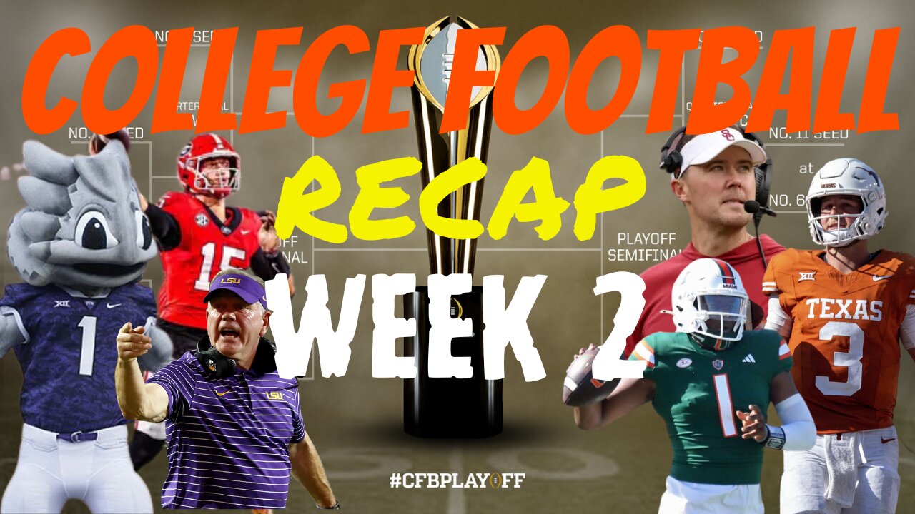 College Football: Week 2 Recap w/ Robert