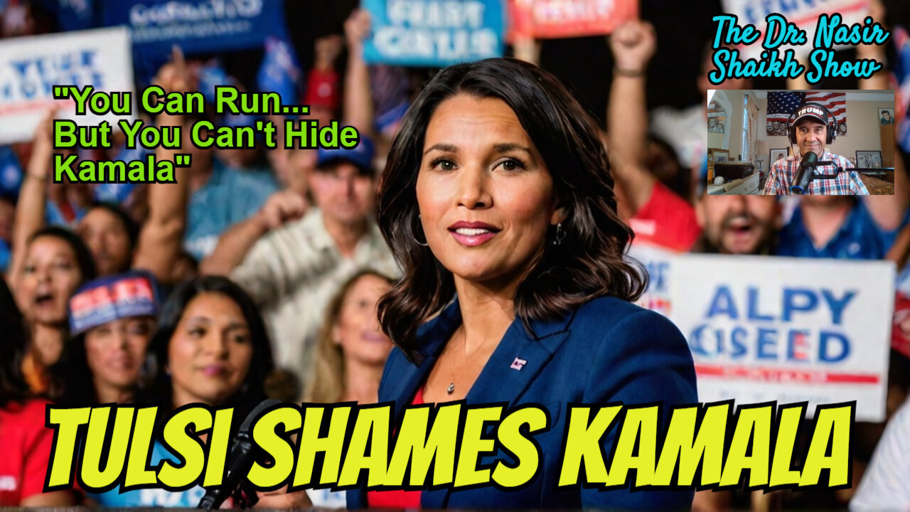 *TRUMP WINNING* Tulsi Gabbard HAMMERS Kamala - "You Can Run, But You Can't Hide"