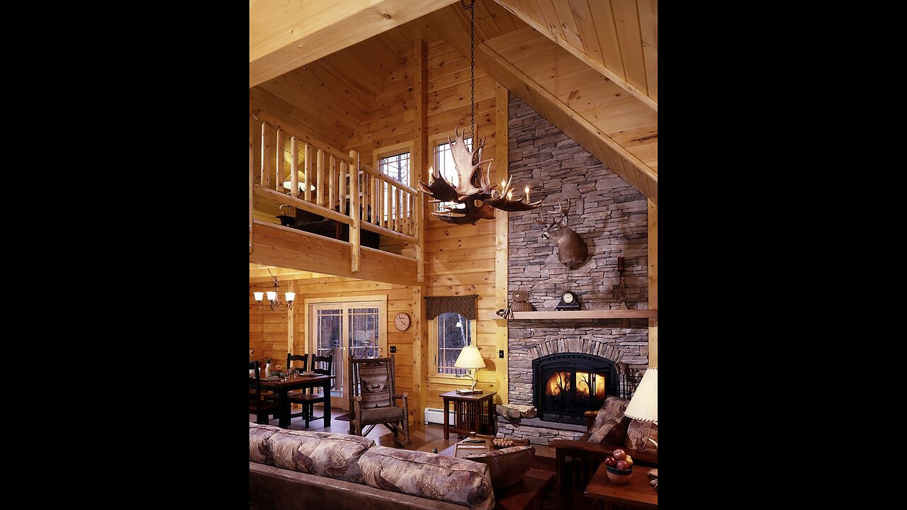 Pre-made log homes with the latest solar technology-Sauder International