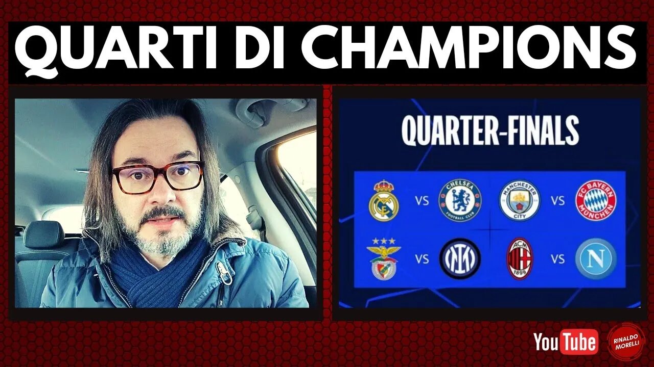 Commento ai sorteggi di CHAMPIONS LEAGUE: Inter-Benfica, Real-Chelsea, Bayern-City verso Istanbul