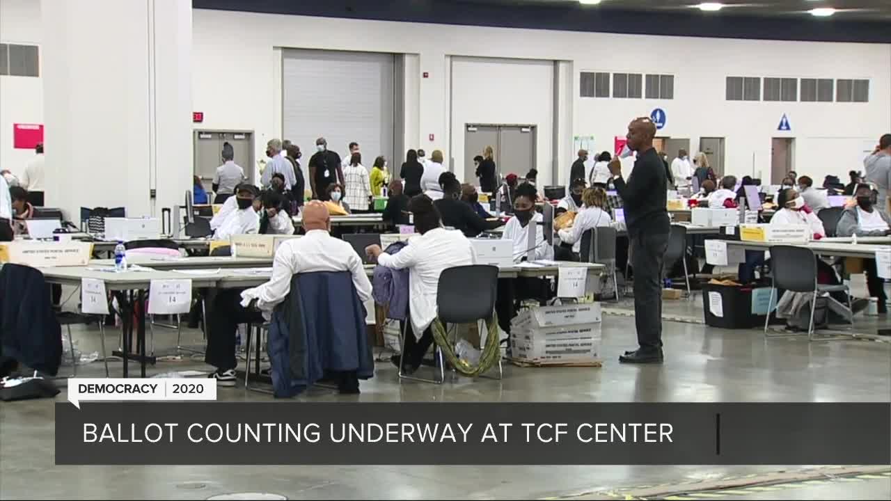 Ballot counting underway in Detroit