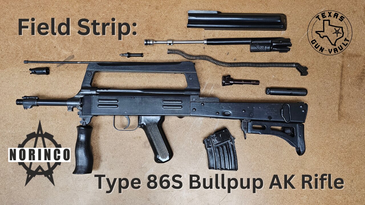 Field Strip: Norinco Type 86S Bullpup AK Rifle (7.62x39)