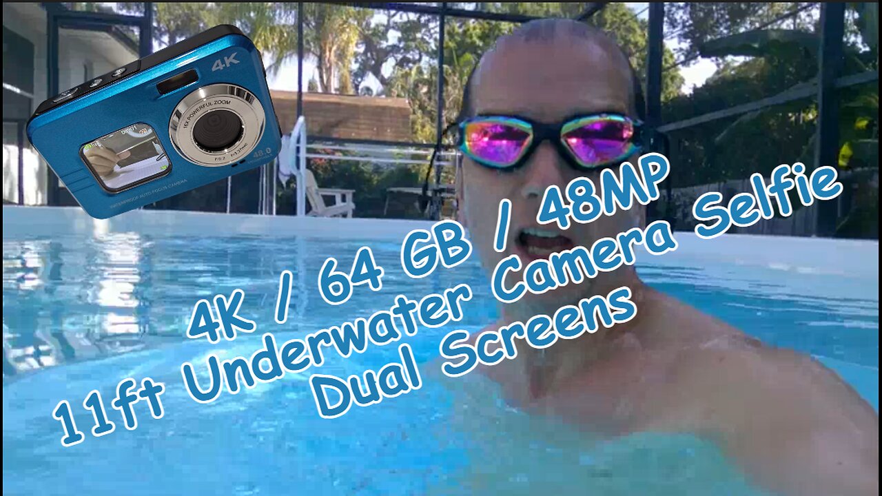 Underwater Camera 4K Video 48MP Foto WDC901, Waterproof, Dual Screens - Full Review