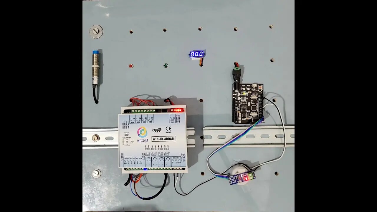 Arduino UNO as PLC | Controlling DI & DO of WIN-IO-4DDAM Modbus RS485 IO Card using Arduino UNO |