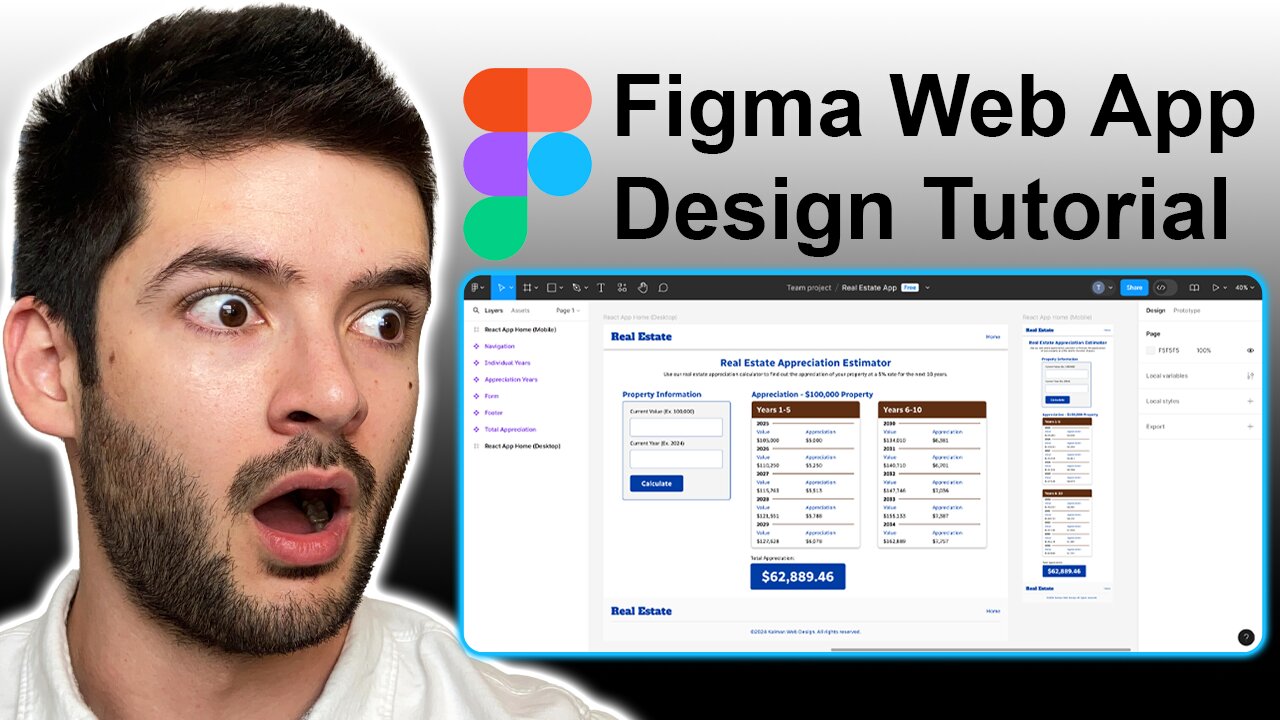 Figma Tutorial for Beginners | How to Design Stunning Websites & Web Apps from Scratch