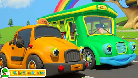 Wheels On The Vehicles : Learn Street Vehicles with Song & More Nursery Rhymes