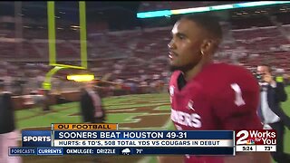 Jalen Hurts Leads OU Past Houston