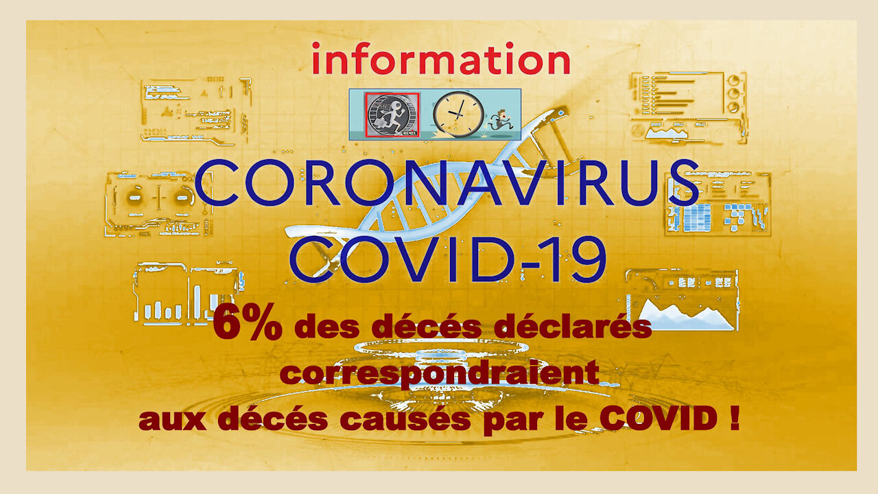 COVID/ Aux USA ...OFFICIEL...6% des décès sont vraiment dûs au COVID (Hd 720)