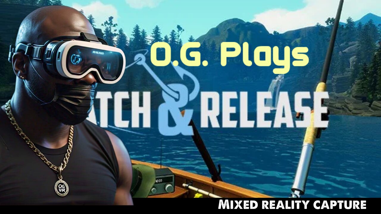 O.G. Plays Catch and Release VR for Quest 3 using Mixed Reality Capture - Relaxing VR Game!