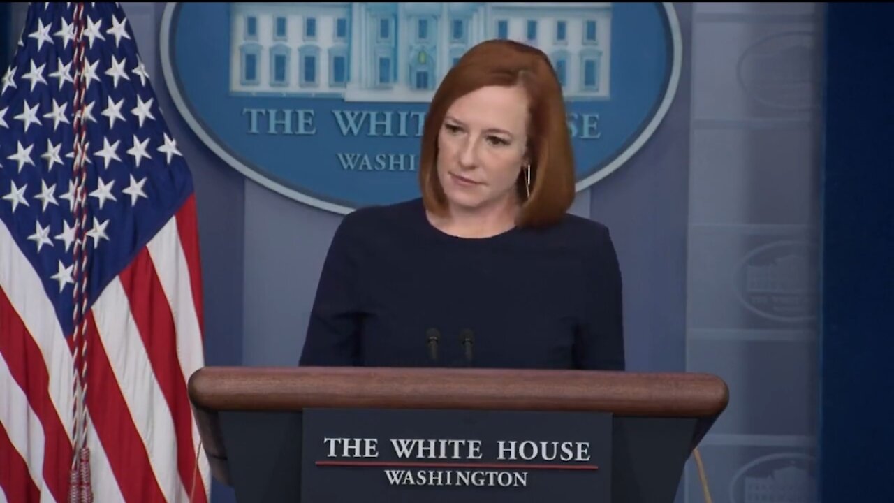 Psaki Defends Biden Violating D.C. Mask Mandate