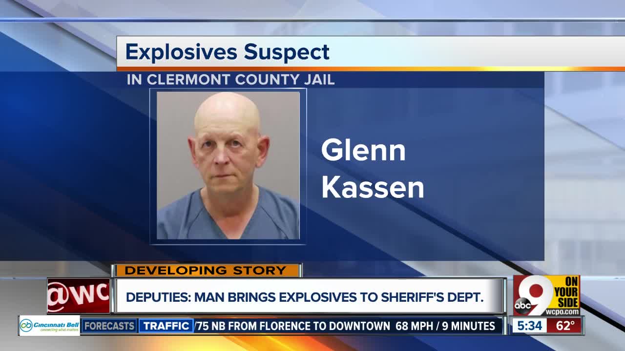 Deputies: Man drives explosives to sheriff's department