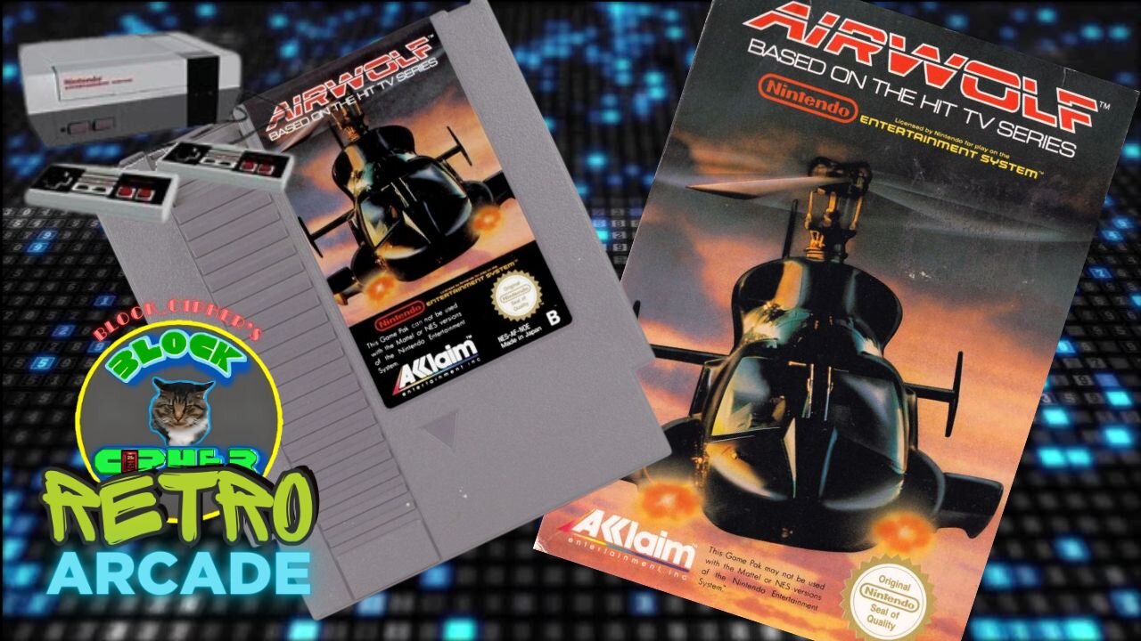 Airwolf 1988//Retro Gaming 2024 | NINTENDO