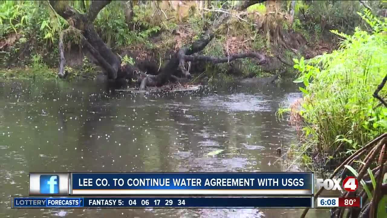 Lee County to continue water agreement with U.S. Geological Society