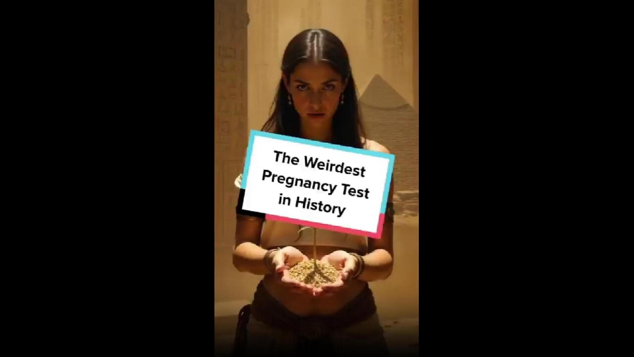 The weirdest pregnancy test in history