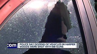 At least 24 vehicles in Harper Woods damaged by BB guns overnight