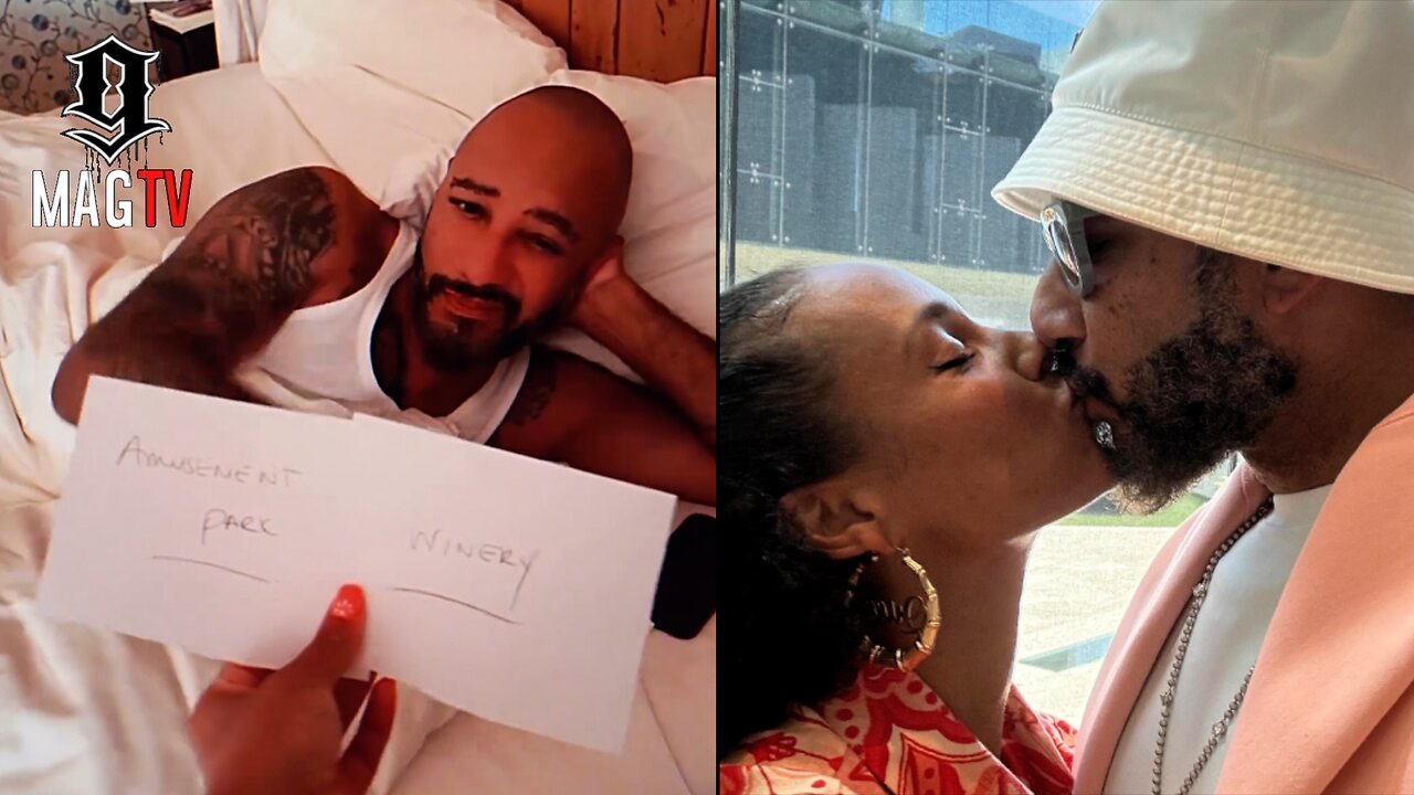 Swizz Beatz & Alicia Keys Are Too Cute Trying The Index Card Date Challenge! 😍