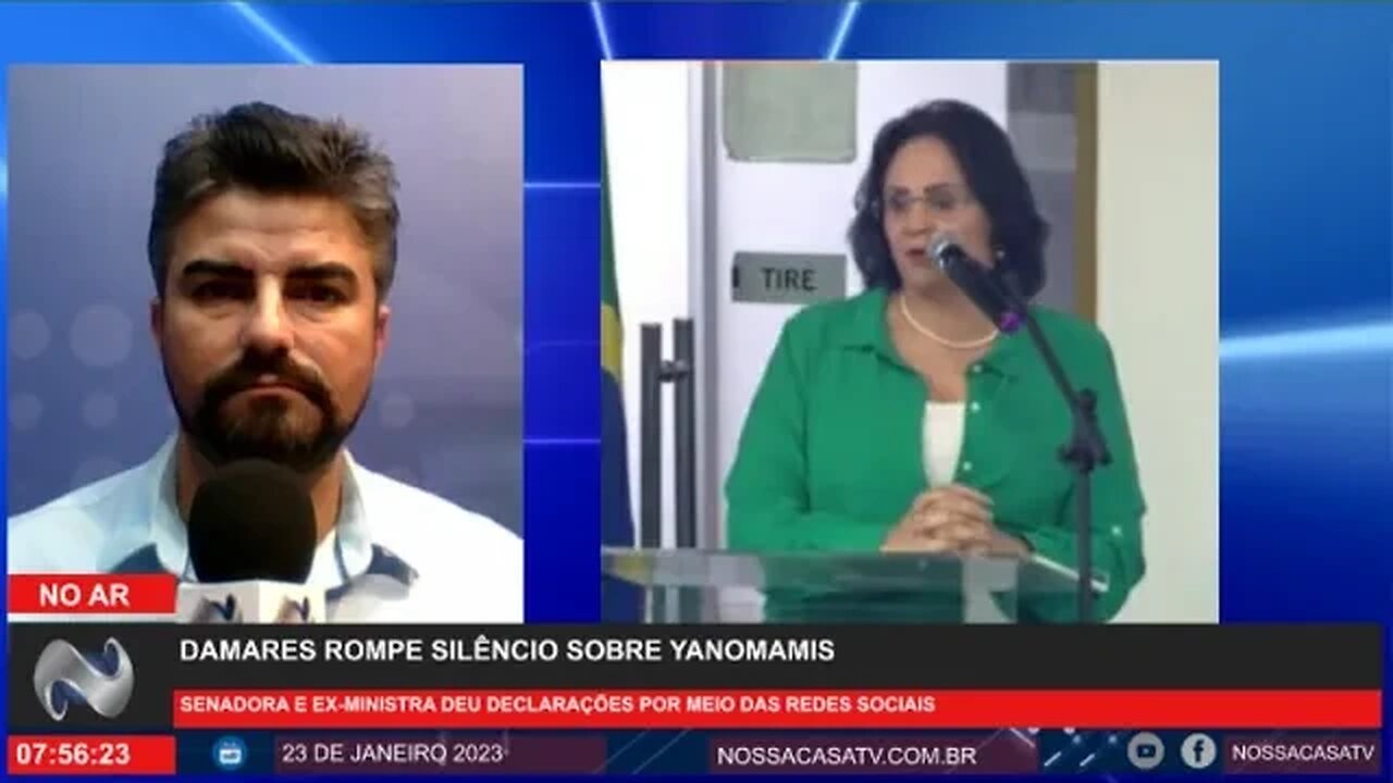 URGENTE Damares rompe silêncio sobre Yanomamis