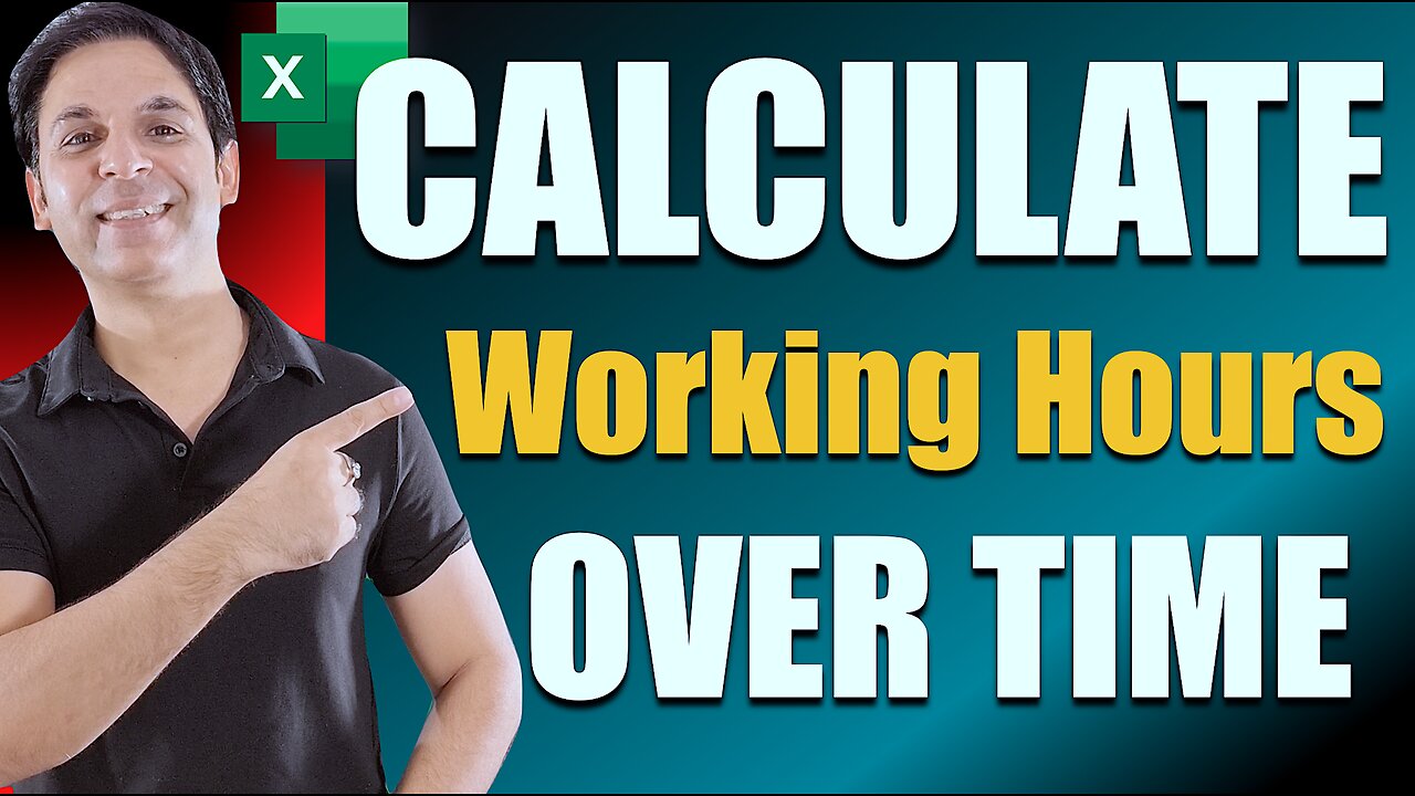 Calculate Daily Working Hours and Overtime / How to Calculate Hours Worked in Excel