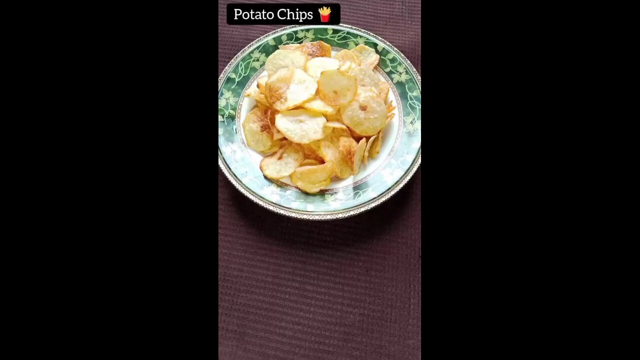 recipe of curncy potato chips