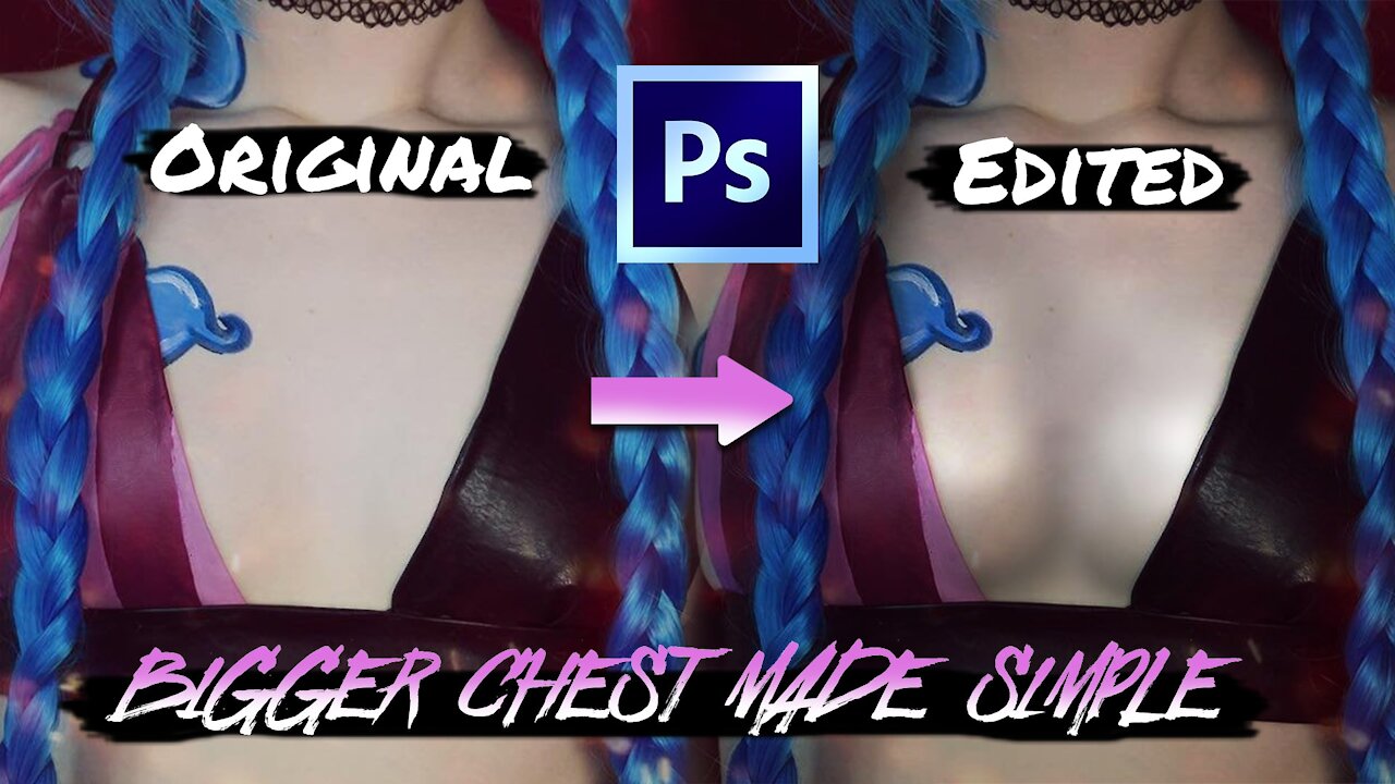 Increase Chest Size Without Surgery | Photoshop Manipulation 2022 | Digital Brown