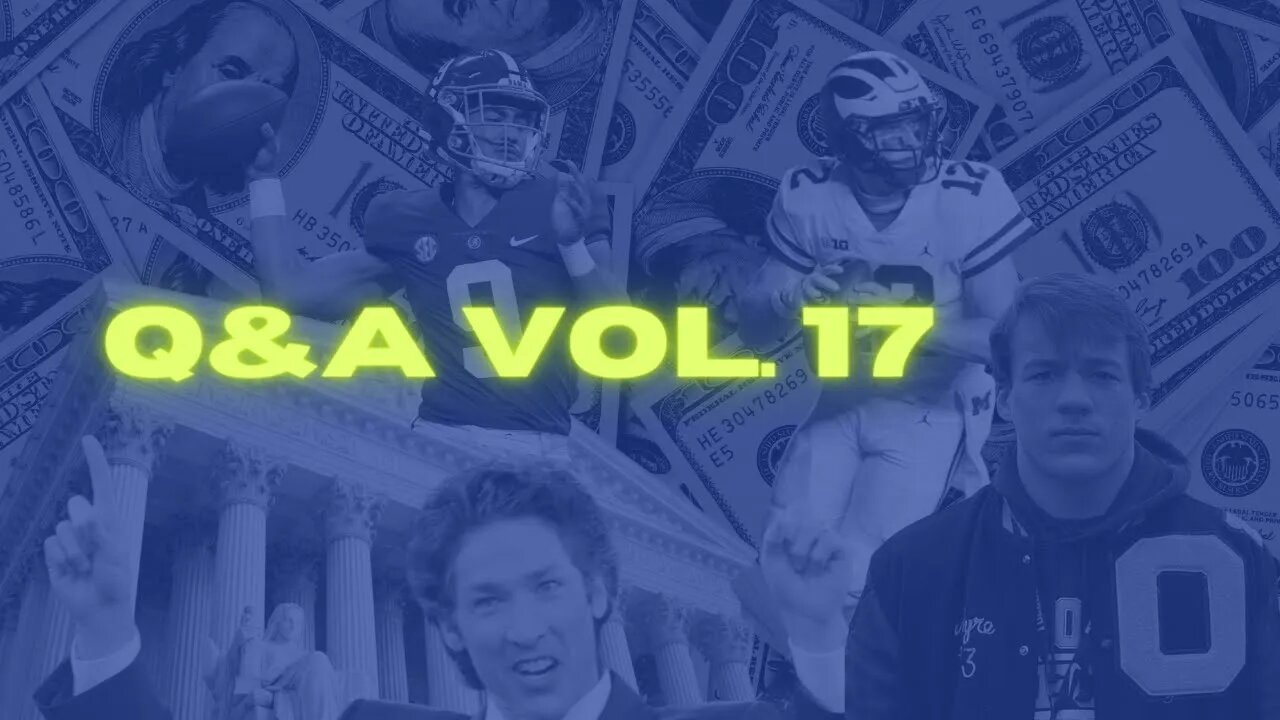 265 - Q&A Vol. 17: School Shootings, Mississippi Abortion Case, College Football Playoff Picks, Joel