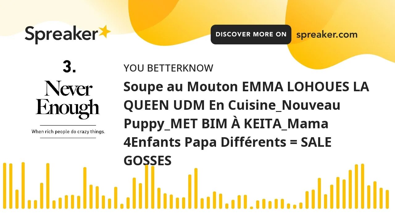 Soupe au Mouton EMMA LOHOUES LA QUEEN UDM En Cuisine_Nouveau Puppy_MET BIM À KEITA_Mama 4Enfants Pap