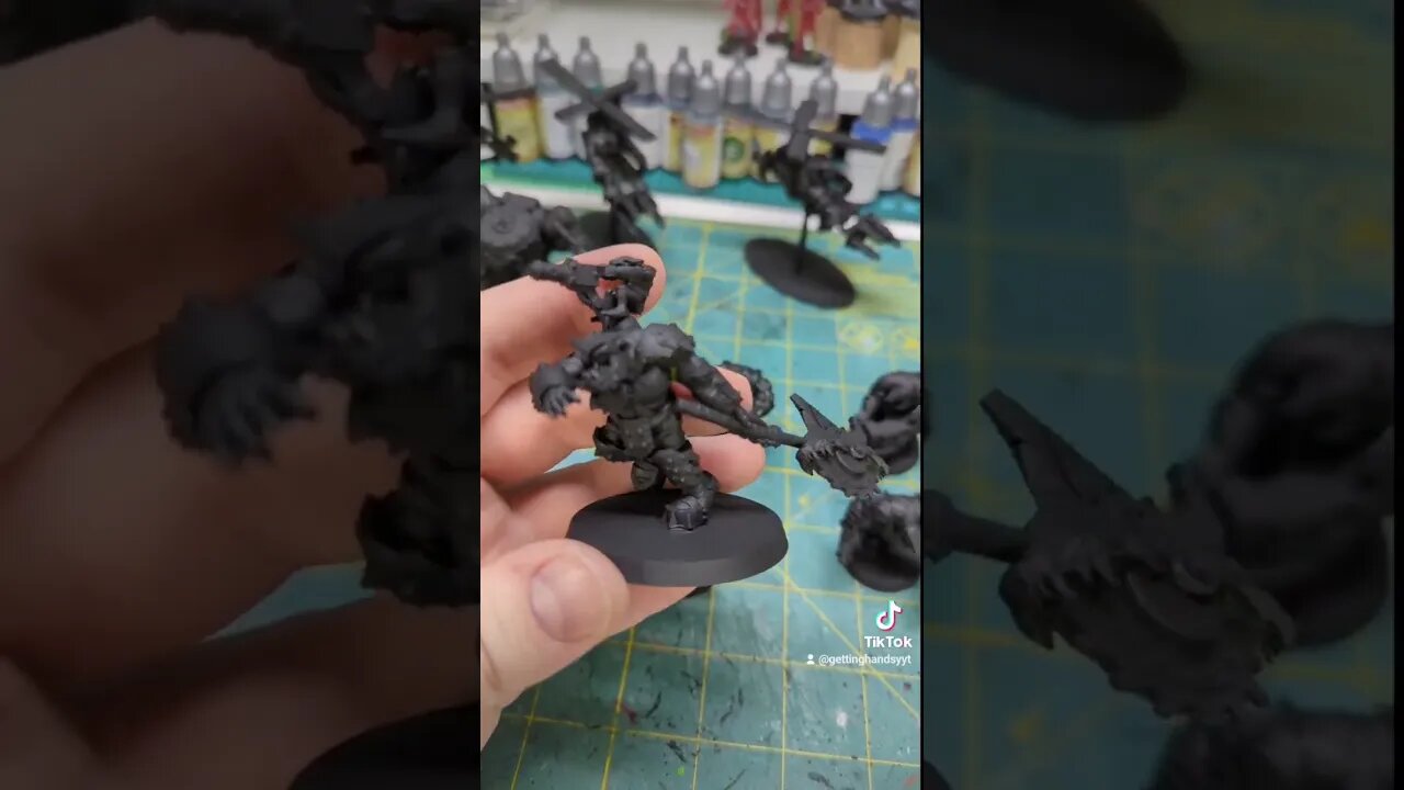 Orks are primed! #3dprinting #warhammer #miniaturepainting