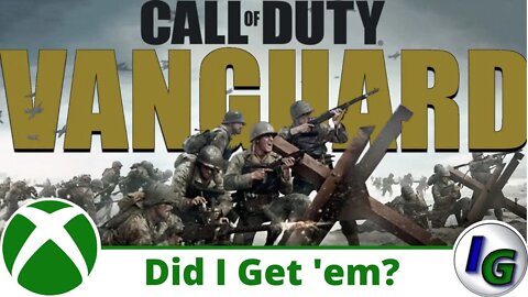 Call of Duty: Vanguard (Did I Get 'em?) Achievement Guide on Xbox