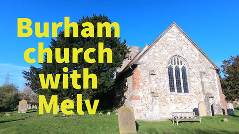 Exploring Burham church with Melv