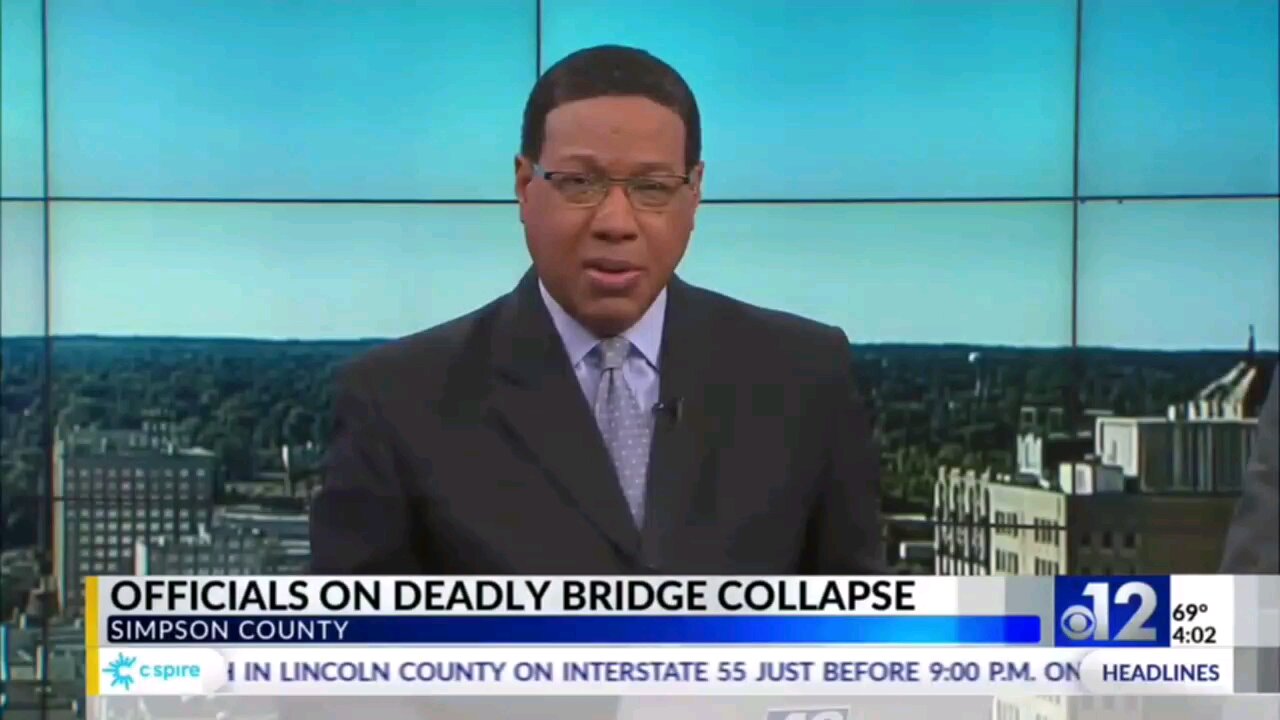 UPDATE The three people who were killed during a bridge collapse in Mississippi have been identified