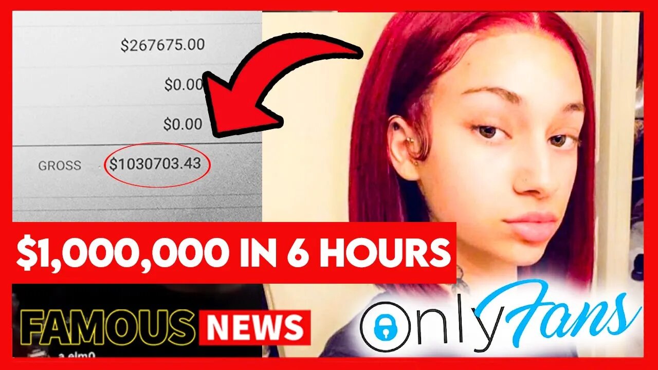 Bhad Bhabie Makes $1,000,000 In 6 Hours On OnlyFans | Famous News