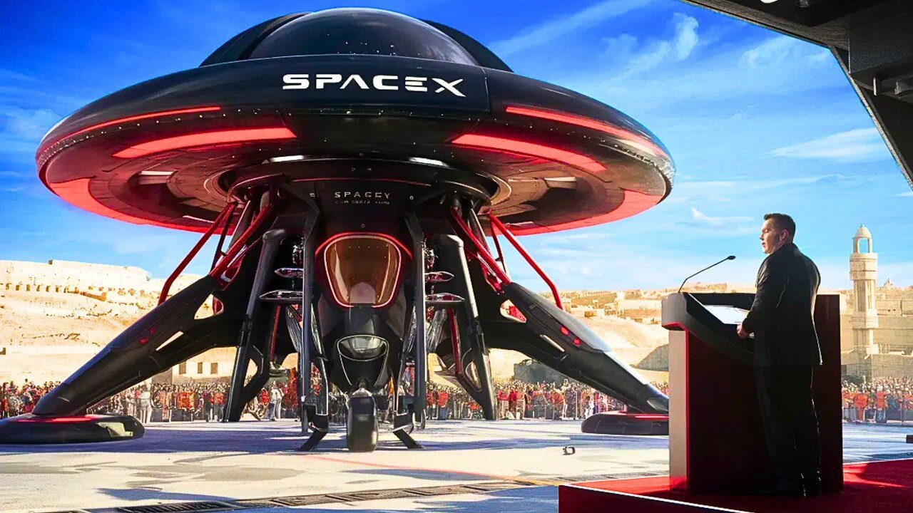 Elon Musk JUST UNVEILED UFO Fighter Jet That SHOCKS Scientists!