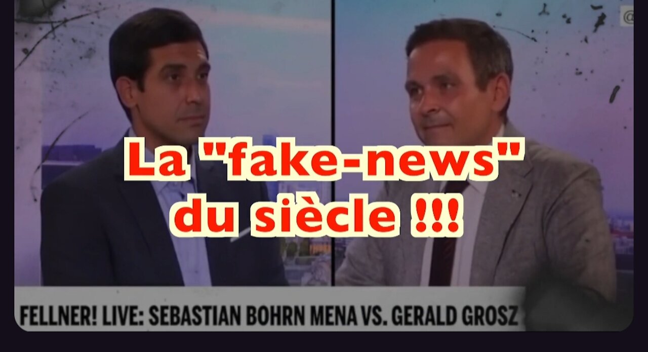 La " FAKE NEWS " du siècle !