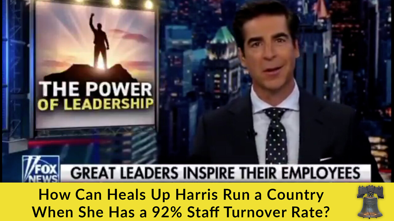 How Can Heals Up Harris Run a Country When She Has a 92% Staff Turnover Rate?