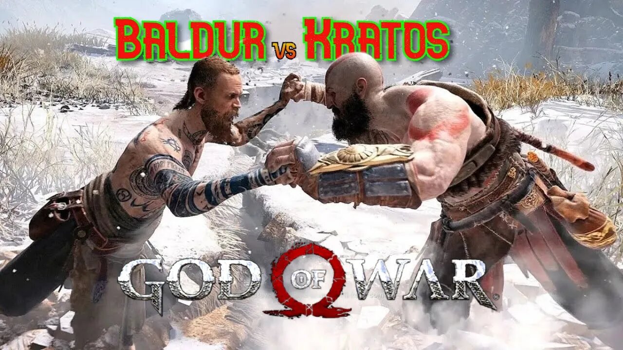 Baldur Fight 1 -God of War PC | God Of War PC Gameplay