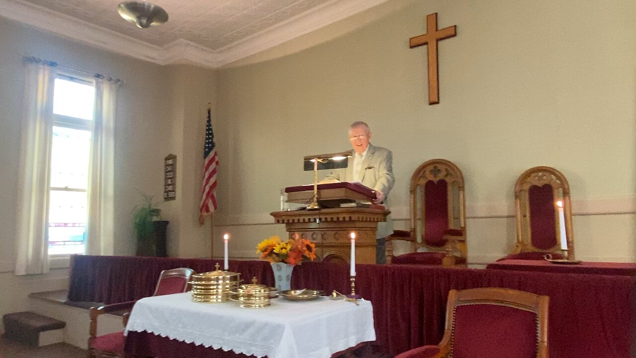 Pastor Jay D. Hobson. Sunday Sermon, Cushman Union Church, October 6, 2024