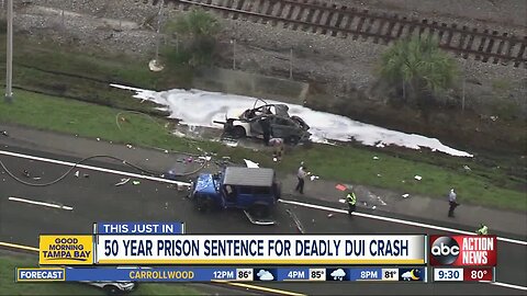Woman sentenced to 50 years in prison for 2017 fatal hit-and-run crash on Selmon Expressway