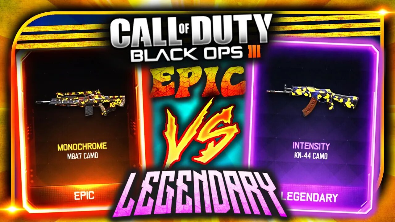 COD BO3: "EPIC VS LEGENDARY!" | BEST SUPPLY DROP ITEM? (Epic Vs Legendary Comparison)!
