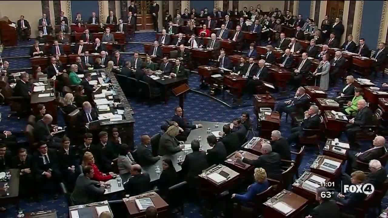 Process of impeaching former Pres. Trump