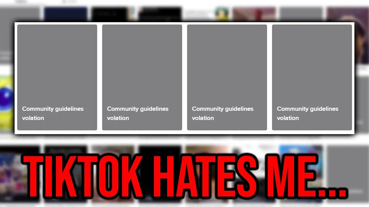 TikTok Actually Hates Me