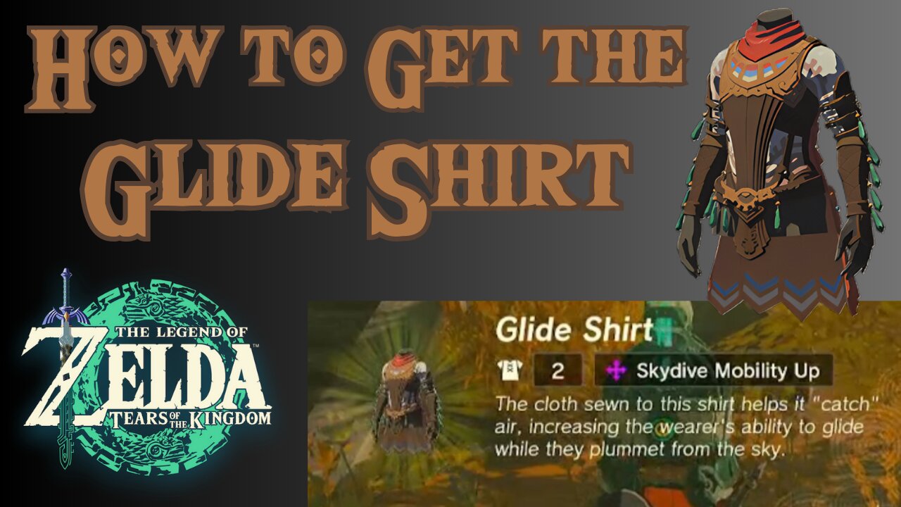 How to Get the Glide Shirt in The Legend of Zelda: Tears of the Kingdom!!! #totk