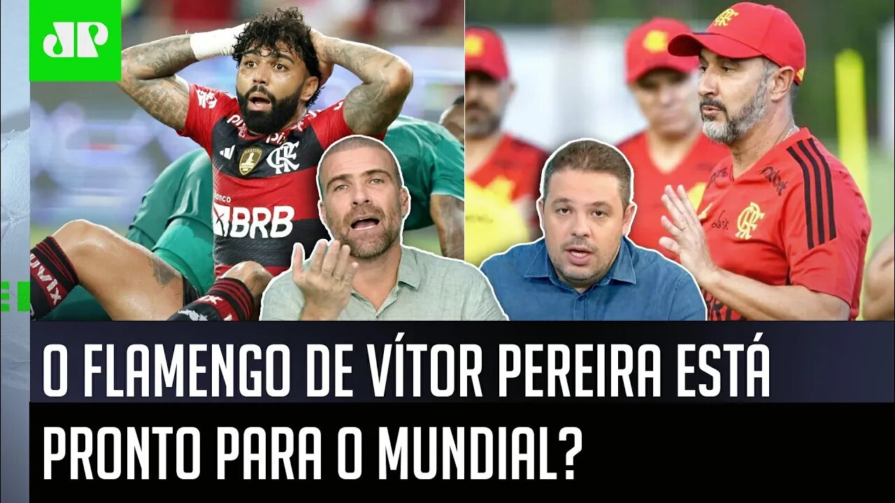 "É A REAL! Se o Flamengo do Vítor Pereira FIZER FEIO no Mundial..." OLHA esse DEBATE sobre o Mengão!