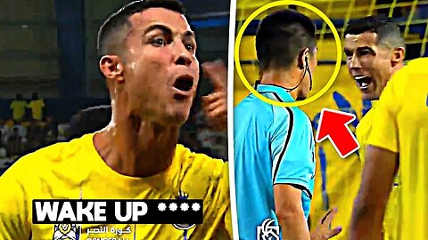 Shocking Move: Cristiano Ronaldo in Furious Spat as He Slams Referee & Pushes Away Man Taking Selfie