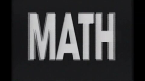 "Math: Who Needs It?" - Commercial