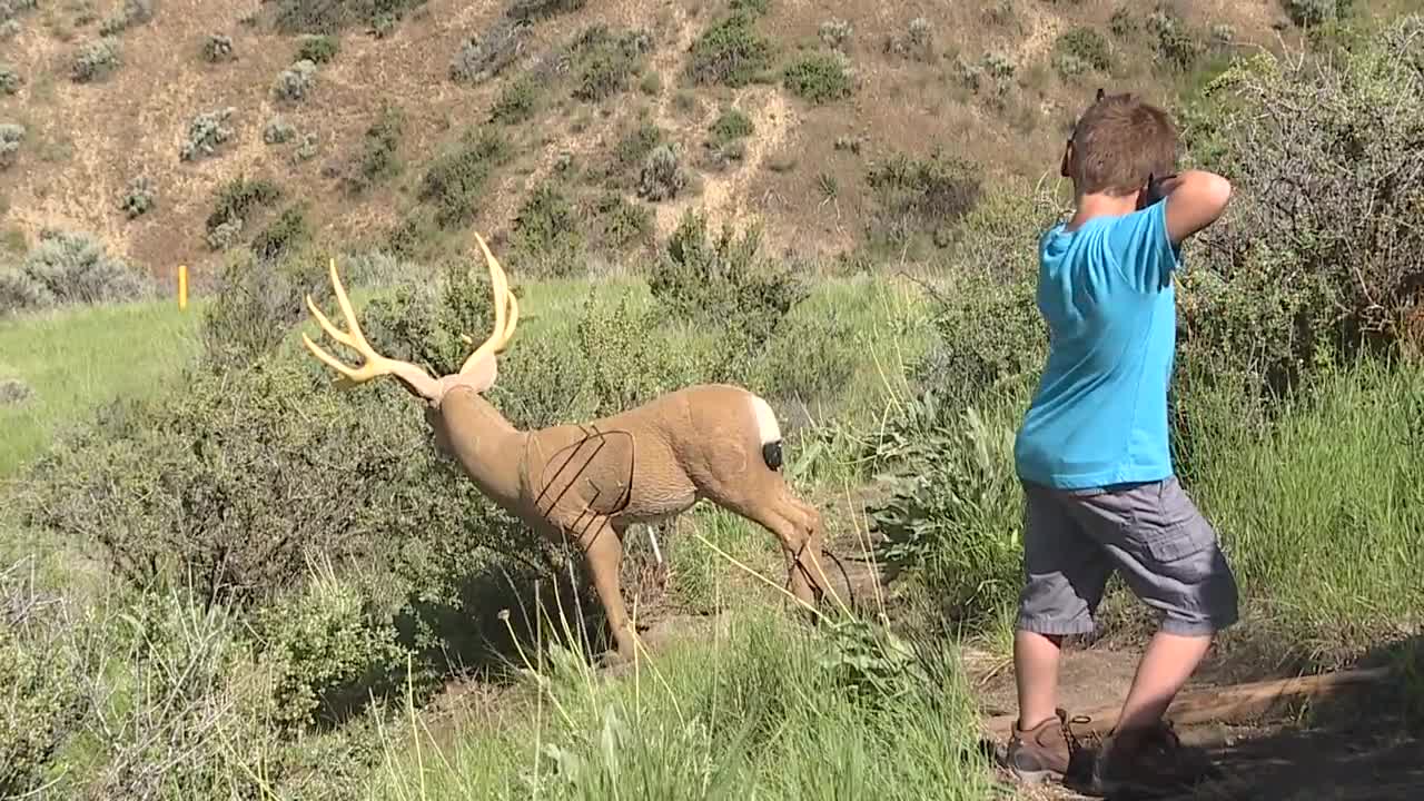 3D range gives archers a place to hone their skills in the Boise foothills