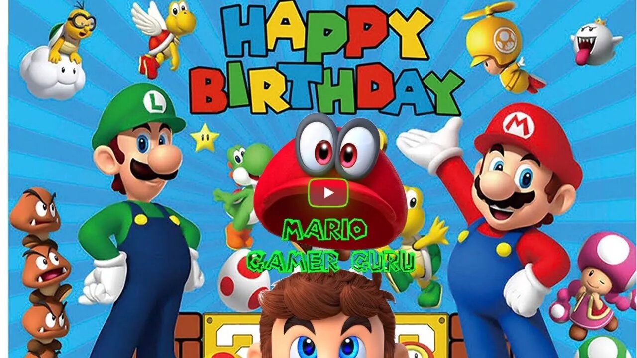 Happy Birthday Mario Gamer Guru